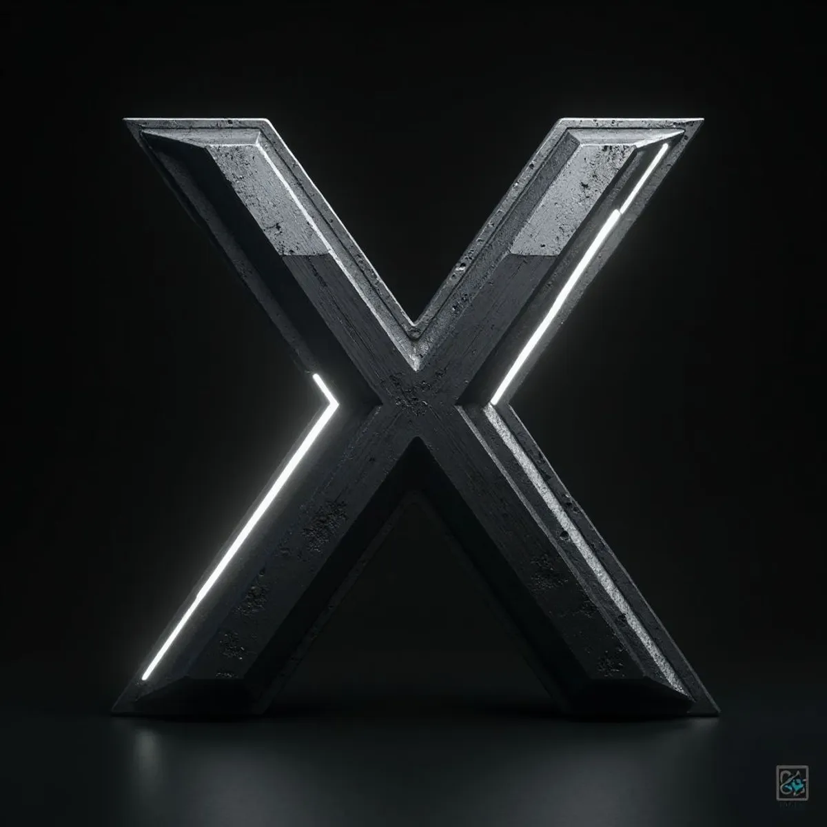 Futuristisches Grok AI Konzept